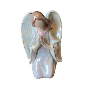 Angel praying candle holder home decor